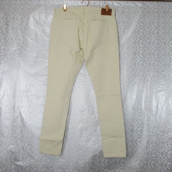 POLO Ralph Lauren Cream Skinny Jeans Size 32 - Picture 7 of 7